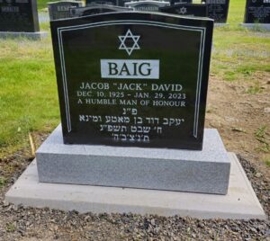 Baig, Jacob (Jack) David